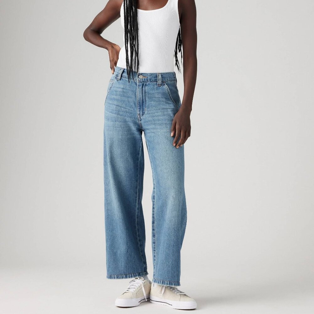 Levis Baggy Carpenter Linen+ Denim Lightweight Jeans